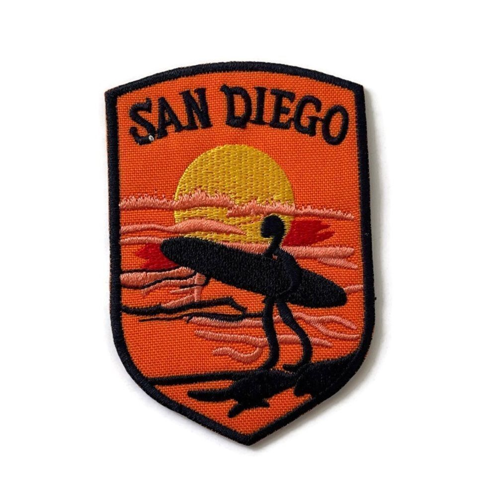 San Diego Surfing Embroidered Patch